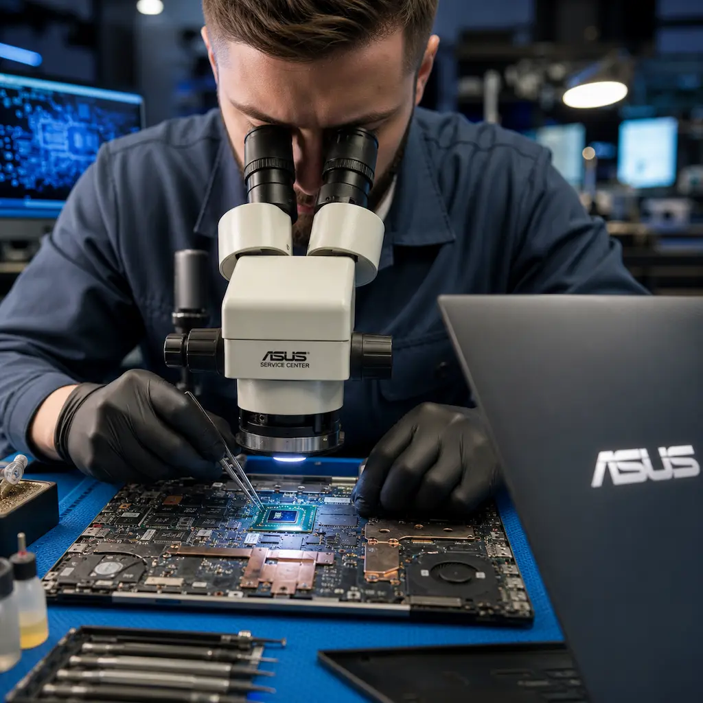 Замена видеокарты ноутбука Asus в Красногорске