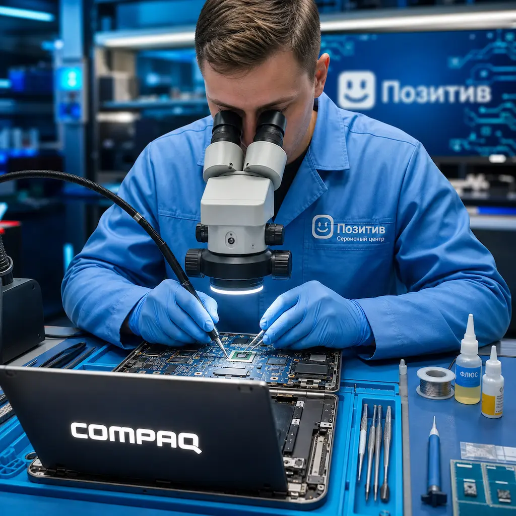 Замена видеокарты ноутбука Compaq в Красногорске