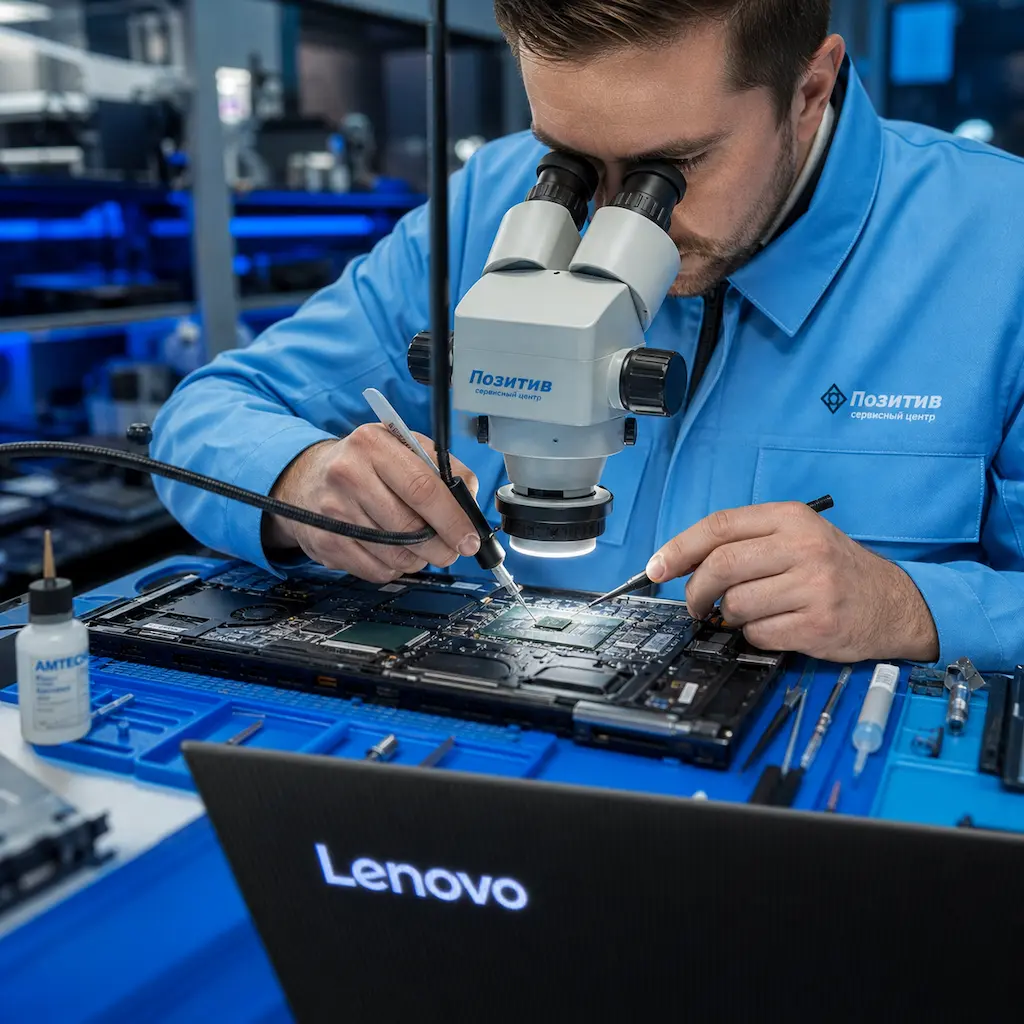 Замена видеокарты ноутбука Lenovo в Красногорске
