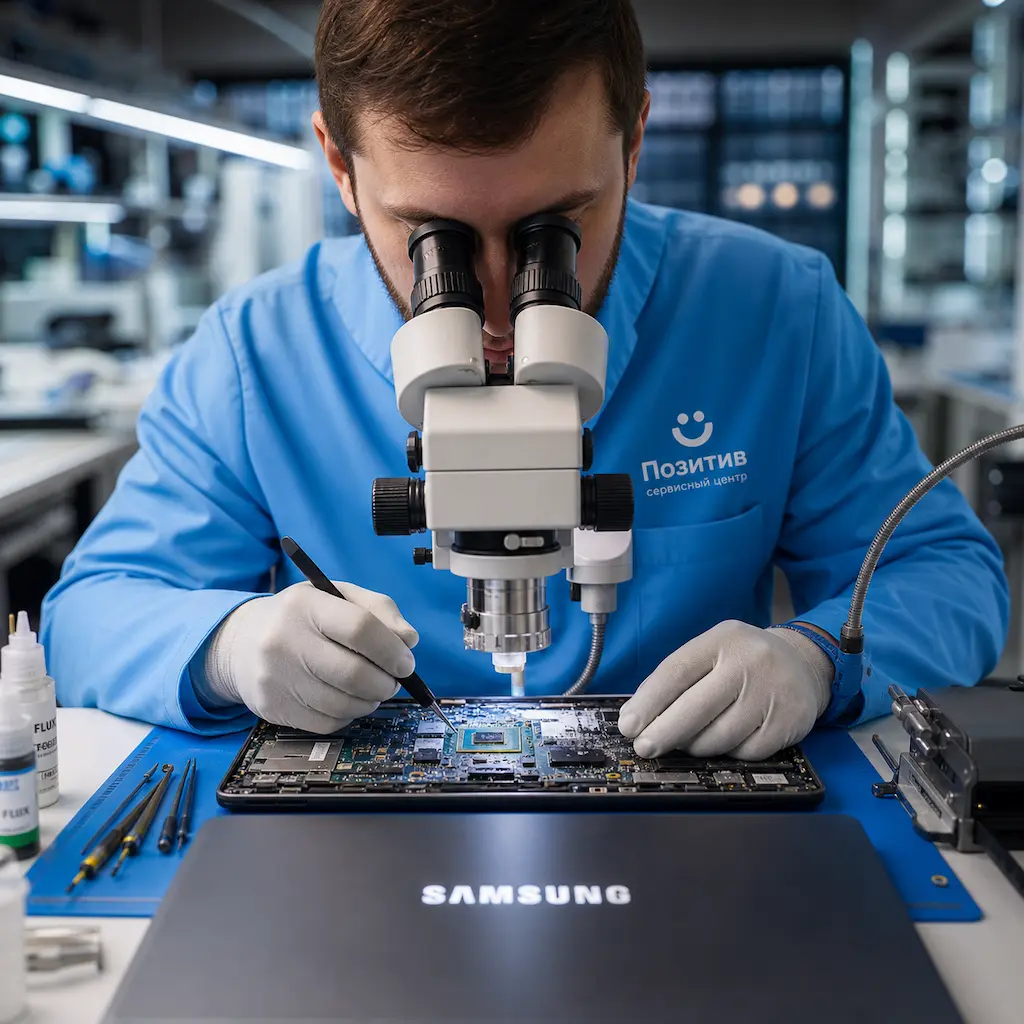 Замена видеокарты ноутбука Samsung в Красногорске