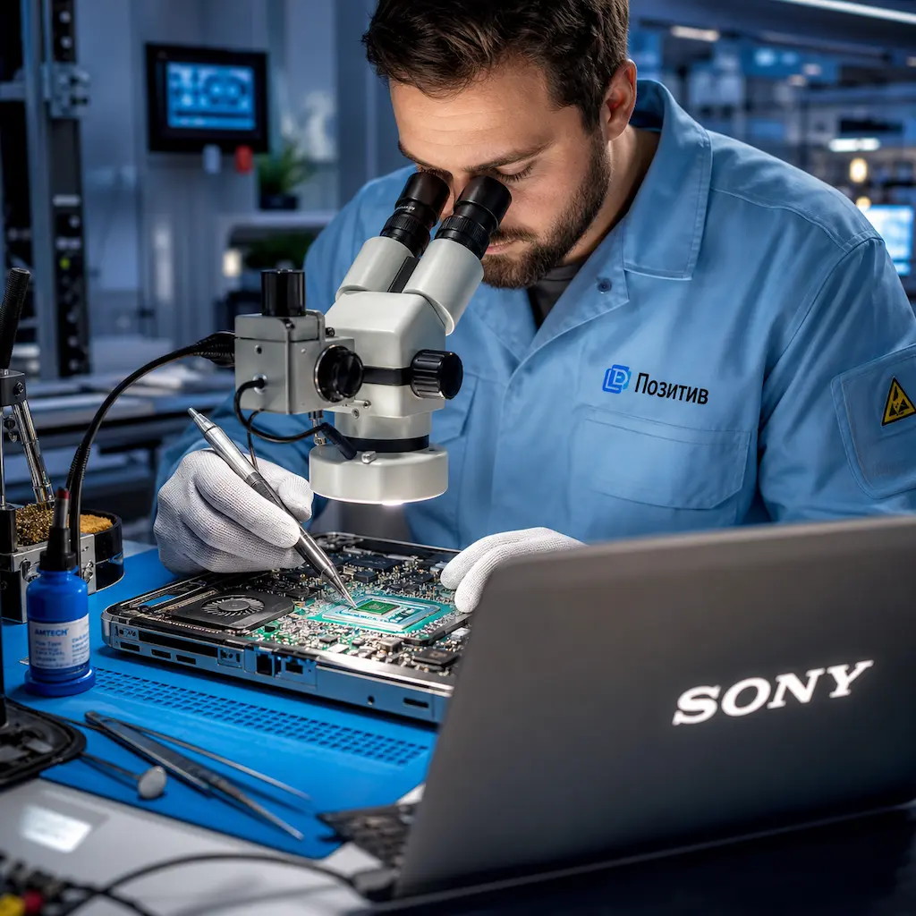 Замена видеокарты ноутбука Sony в Красногорске