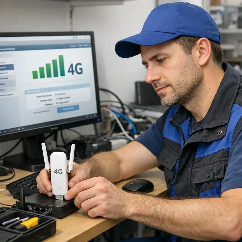 Настройка LTE модема в Красногорске