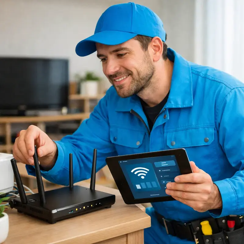 Настройка Wi-Fi для квартиры, дома и офиса в Красногорске