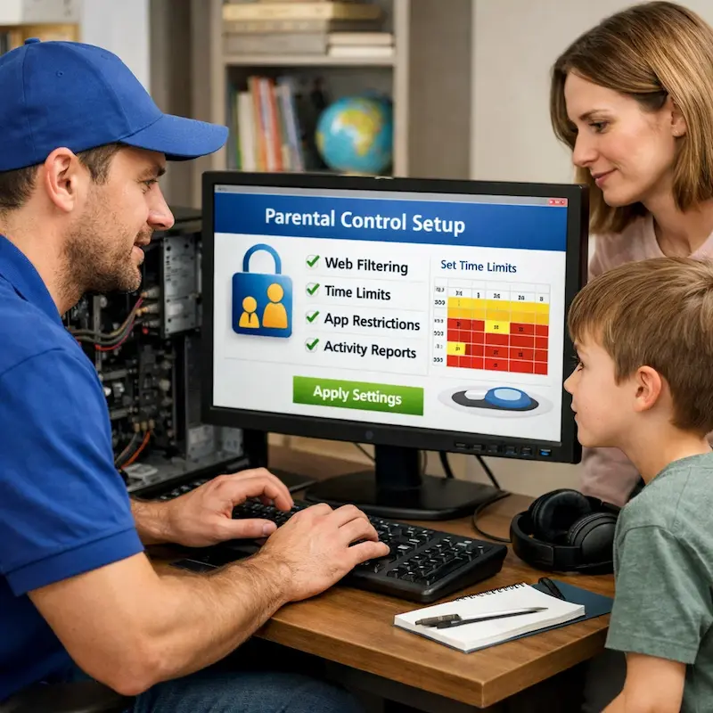 установка родительского контроля в Красногорске