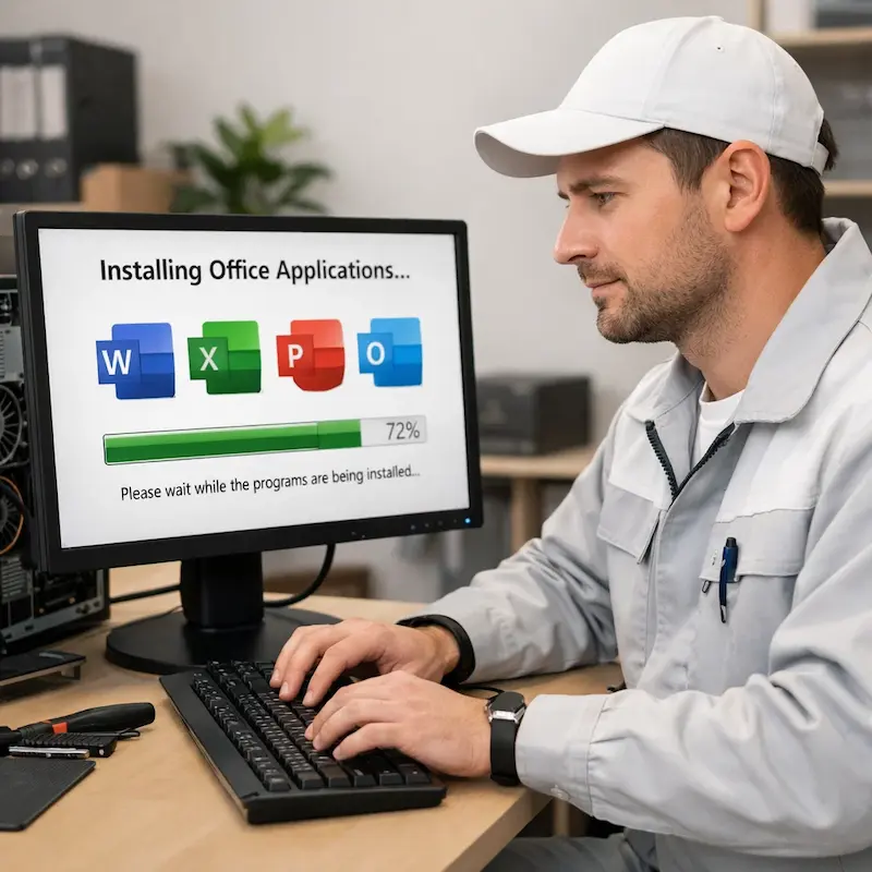 установка офисных программ на компьютер в Красногорске
