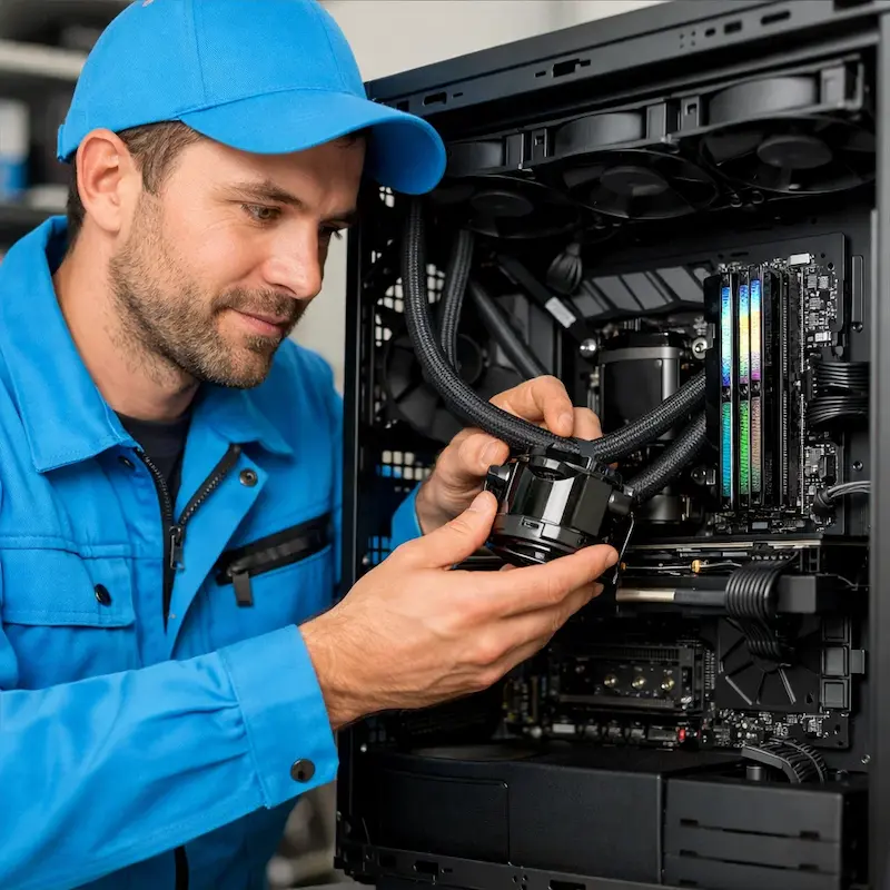 Установка СЖО на ПК в Красногорске