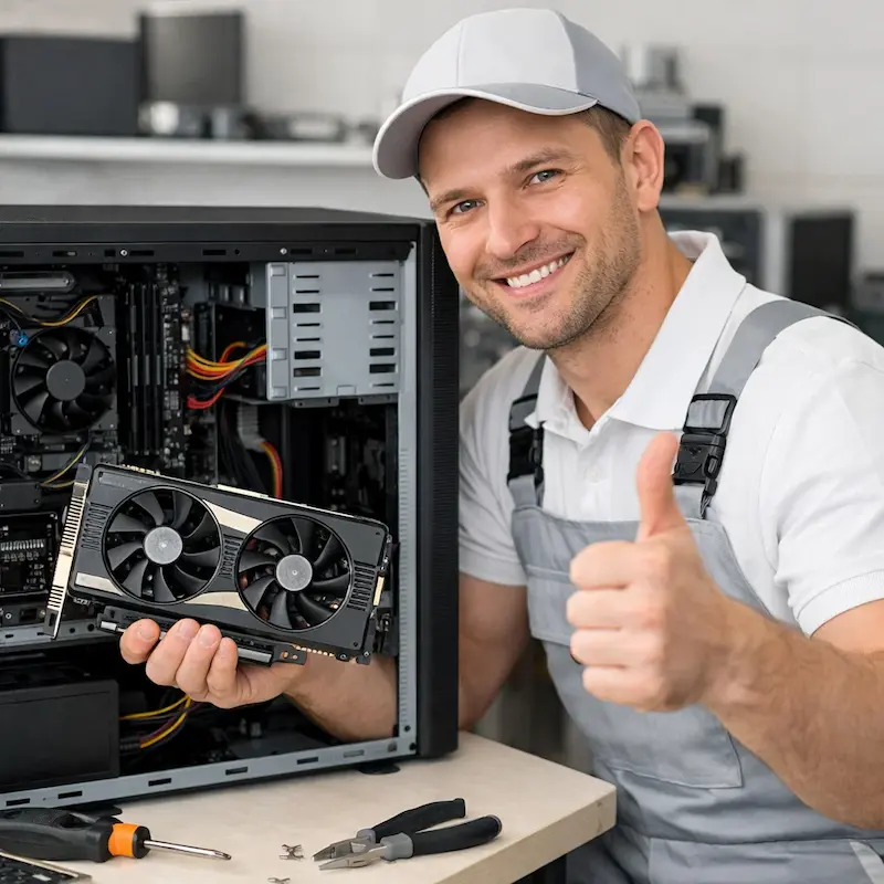 Замена видеокарты ПК в Красногорске