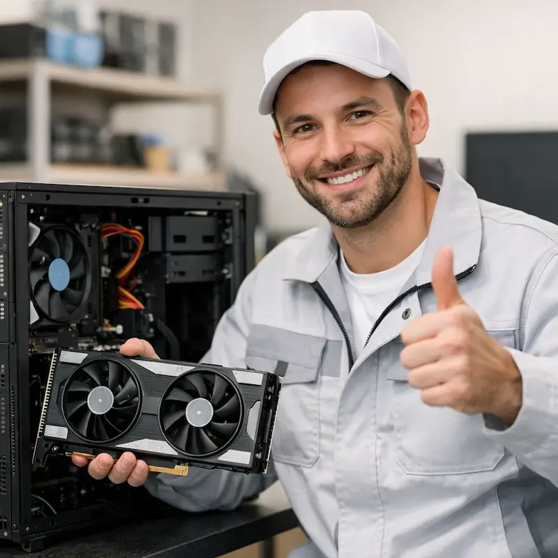 установка видеокарты на ПК в Красногорске