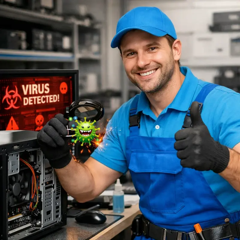 Удаление вирусов с компьютера в Красногорске